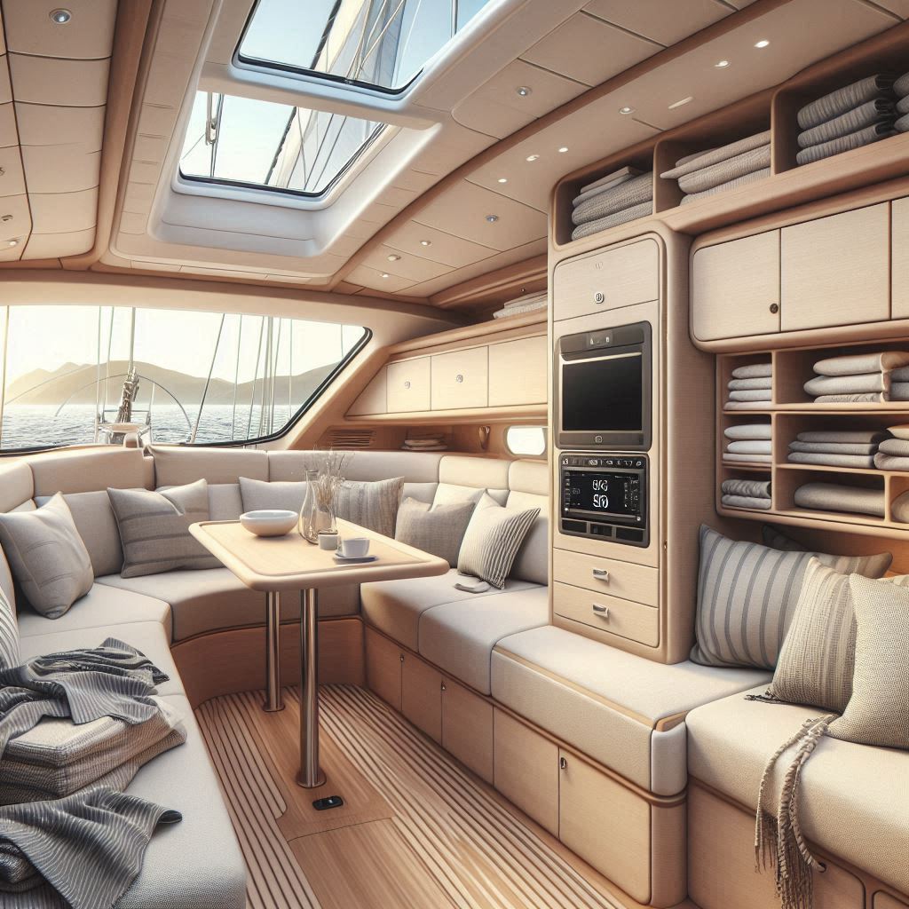 Sailboat Interior Smart Storage