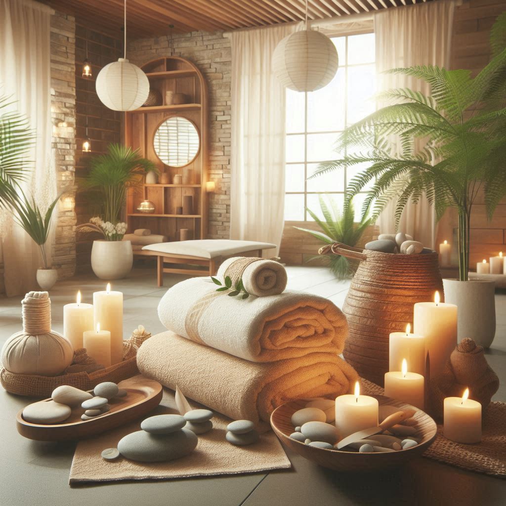 Spa Interior Design Ideas. use soft Textures. 