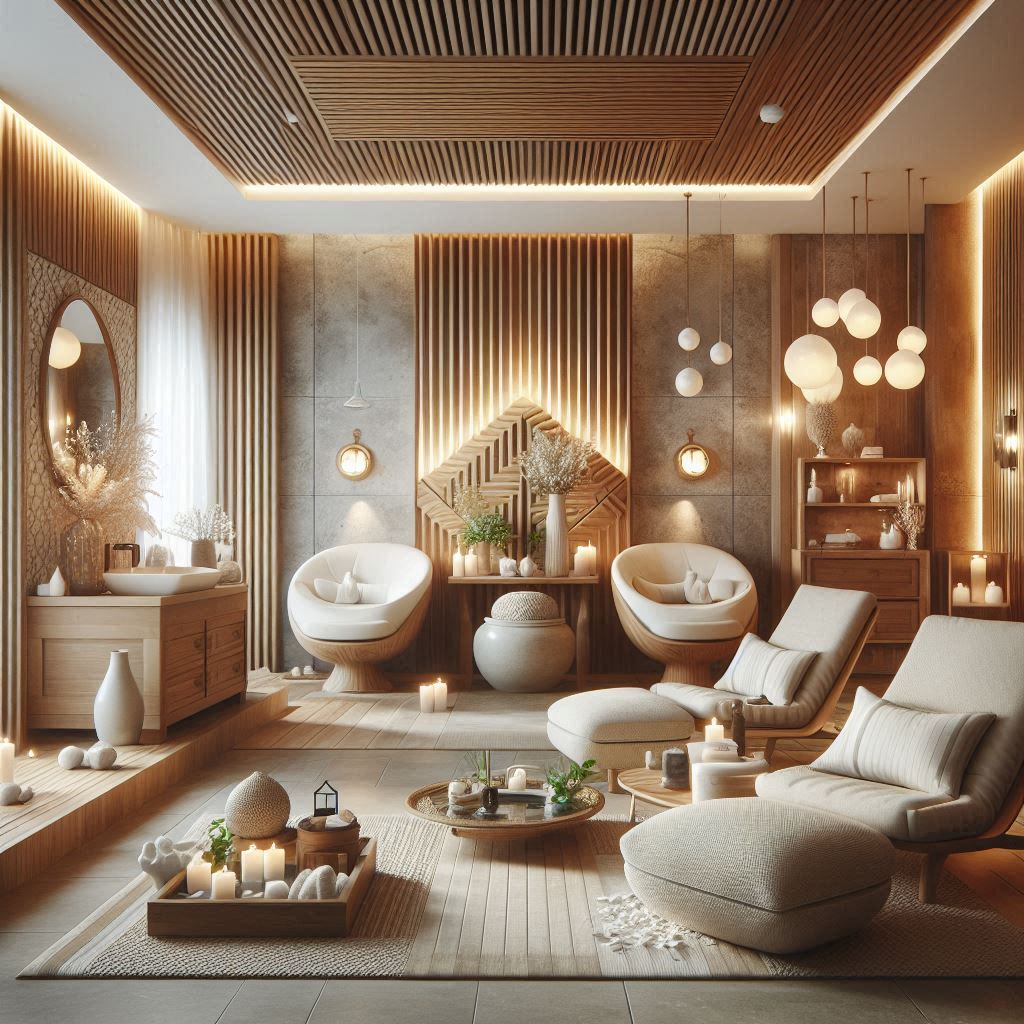 Spa Interior Comfortable Furniture