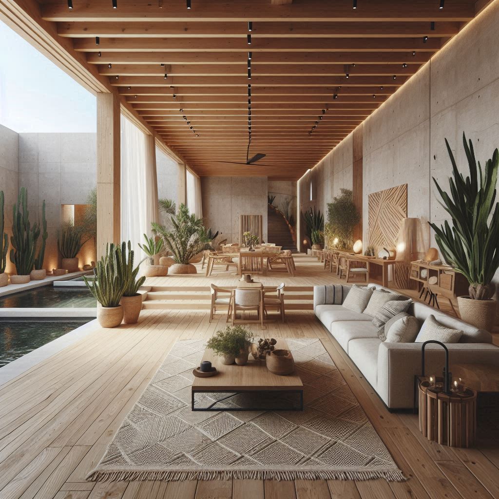 Modern Hacienda Design. Natural Materials