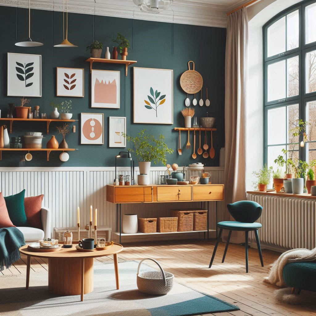 Scandinavian Interior Design Shop. Bold Accents Color Palettes