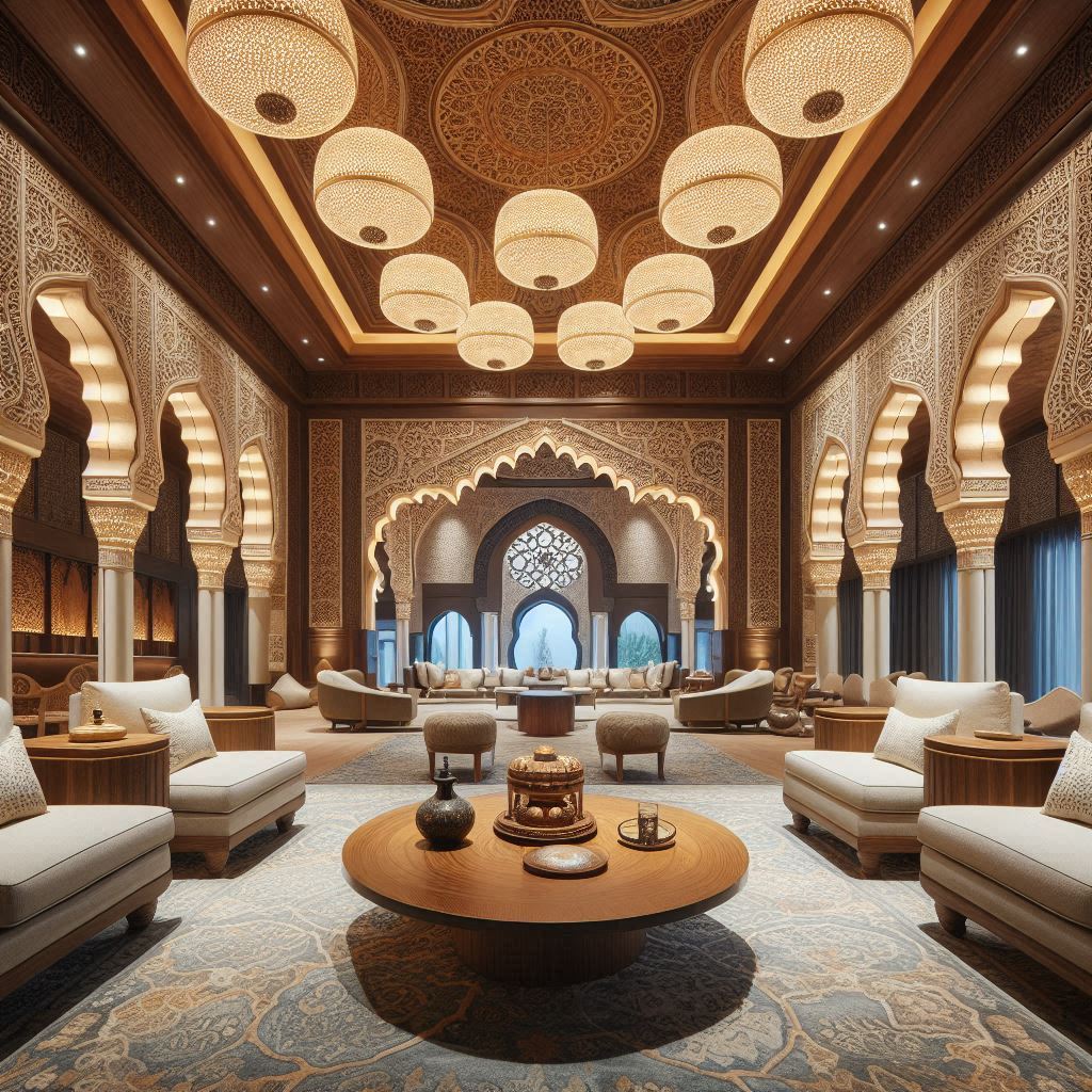 Arabic Majlis Interior Design. Personel Touches.