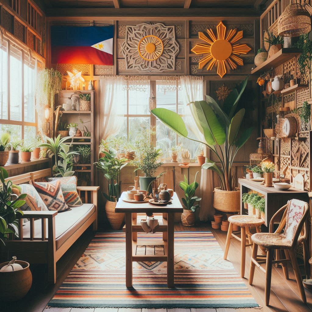 Filipino Interior Design. cozy layout. 