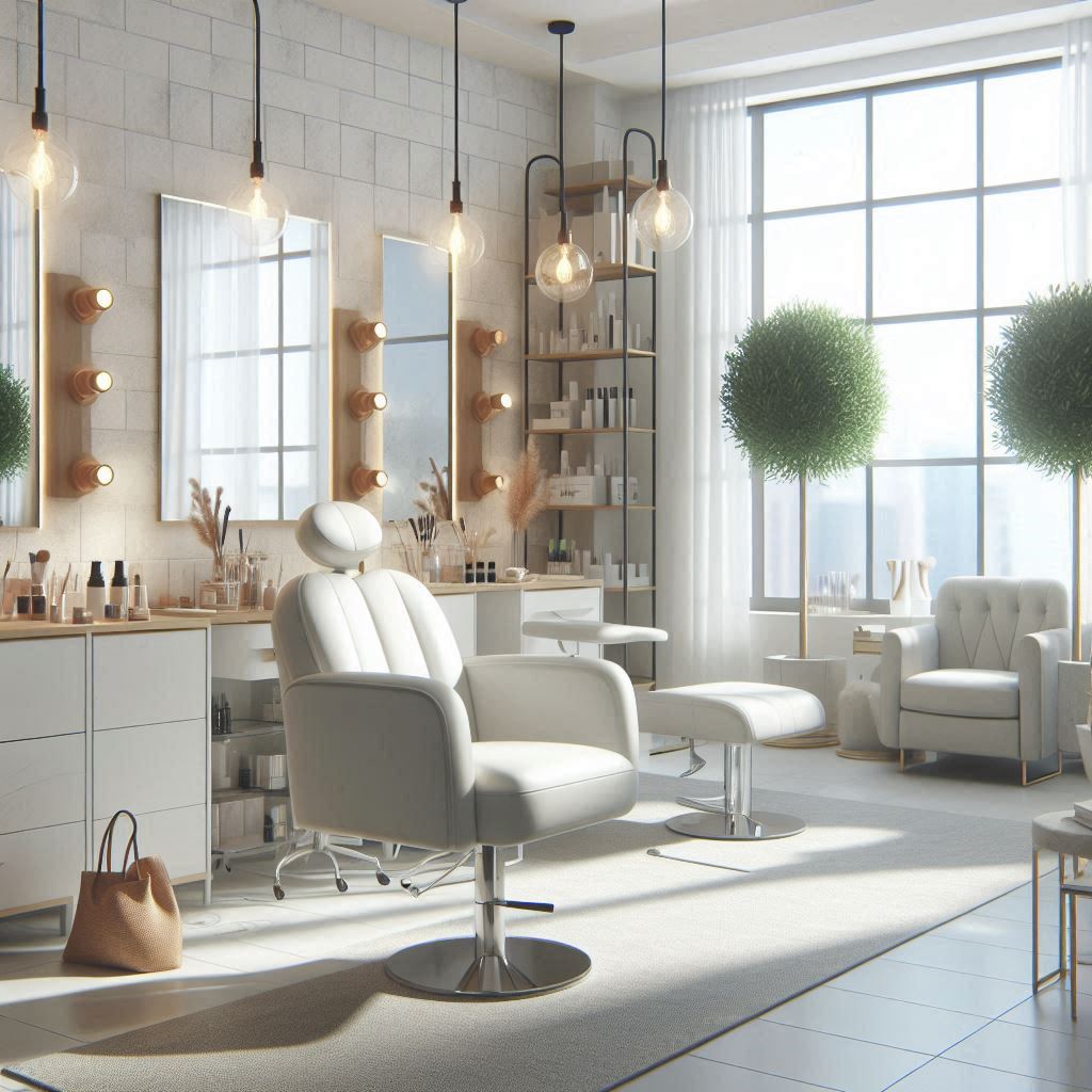 Beauty Clinic Interior Design. natural light