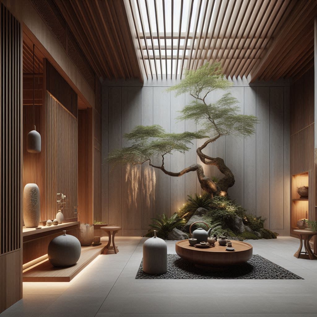 Chinese Contemporary Interior Design. Natural harmony