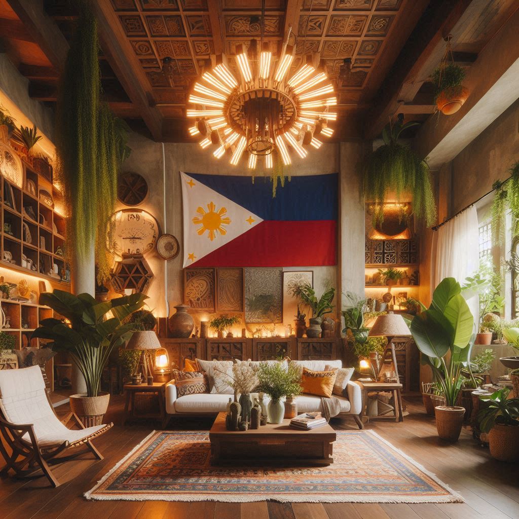 Filipino Interior Design. Use Plants.