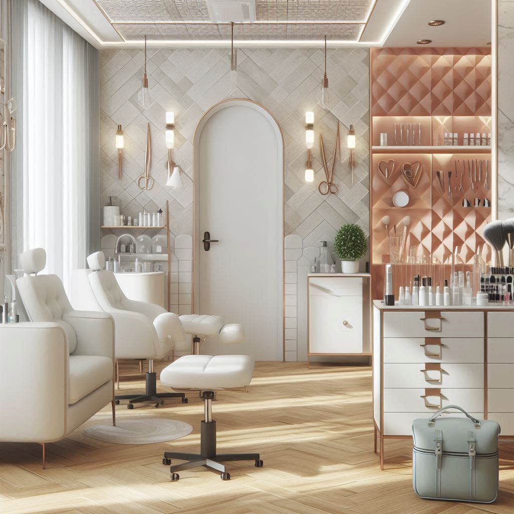 Beauty Clinic Interior. smart layout