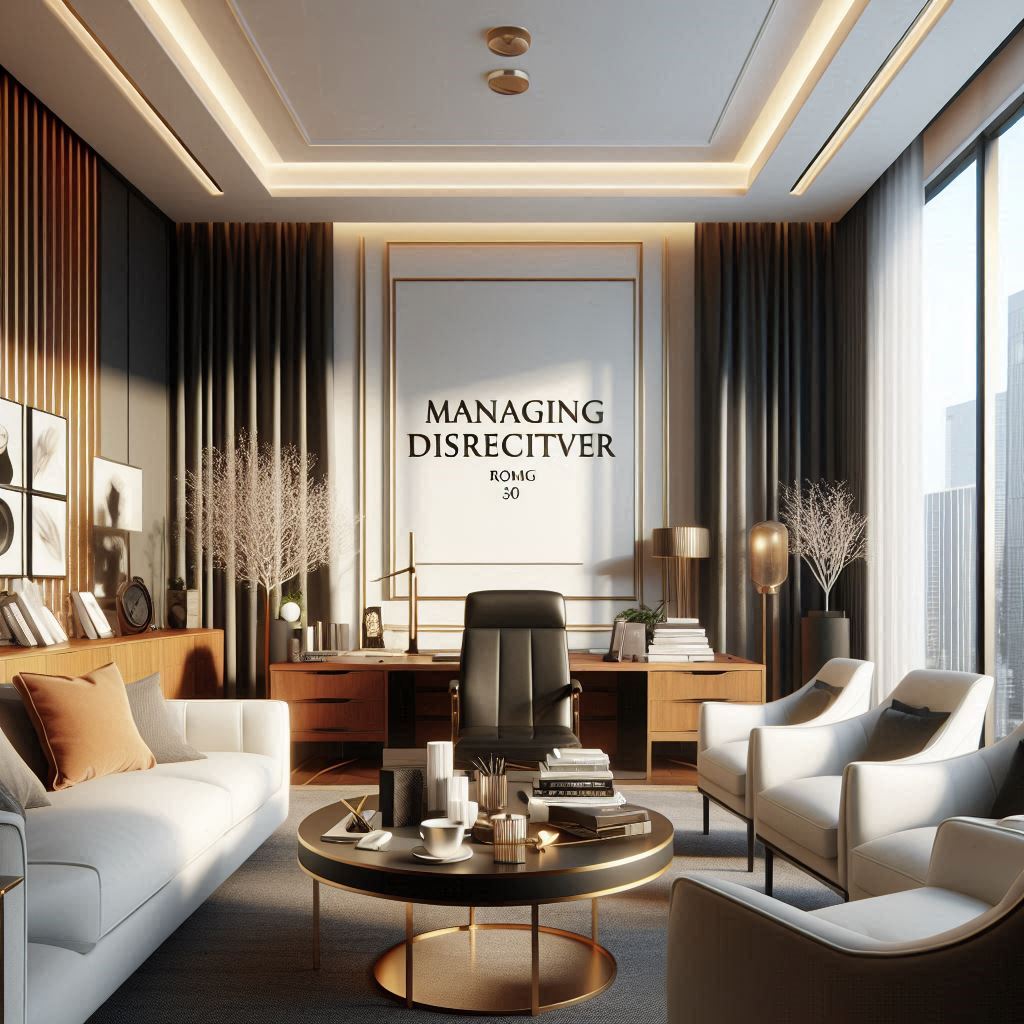 managing director room interior design