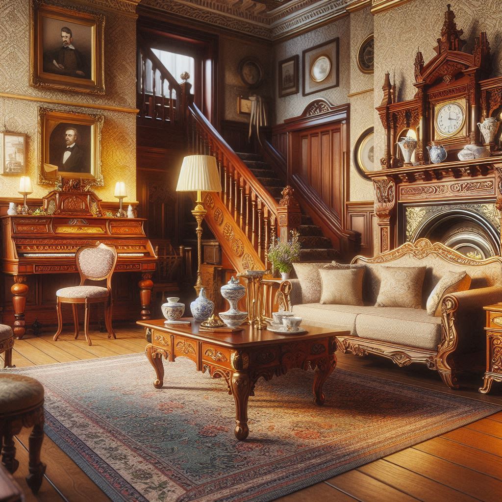 Heritage House Interior Design. Victorian-style furniture