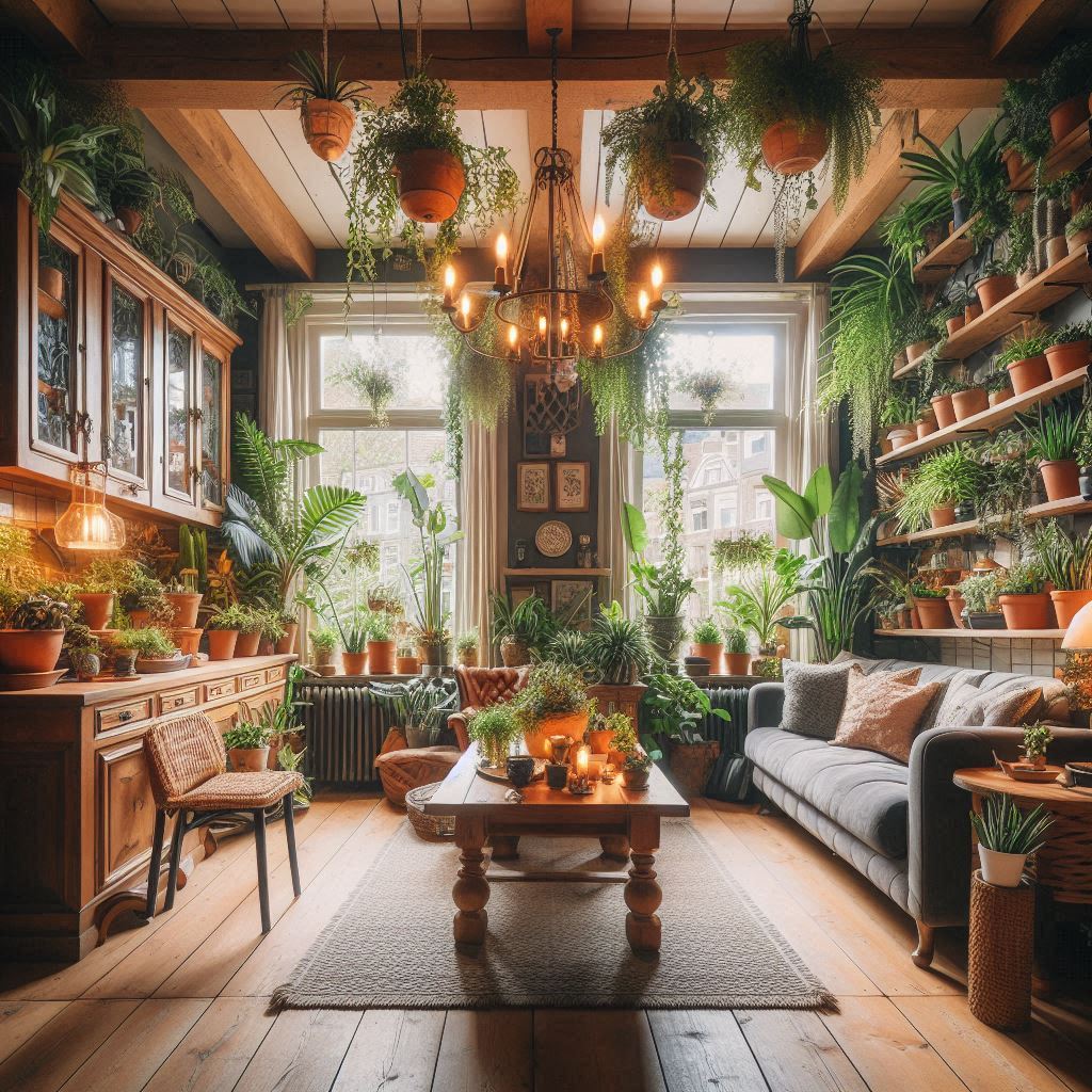 Dutch Interior Design. indoor plants